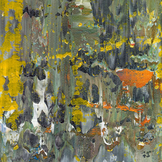 Moonlight Romance -Red Unicorn Art - Original abstract impressionist painting with vibrant, bold colors and rich, thick textures. One-of-a-kind, hand-painted art crafted with love for over 15 years."