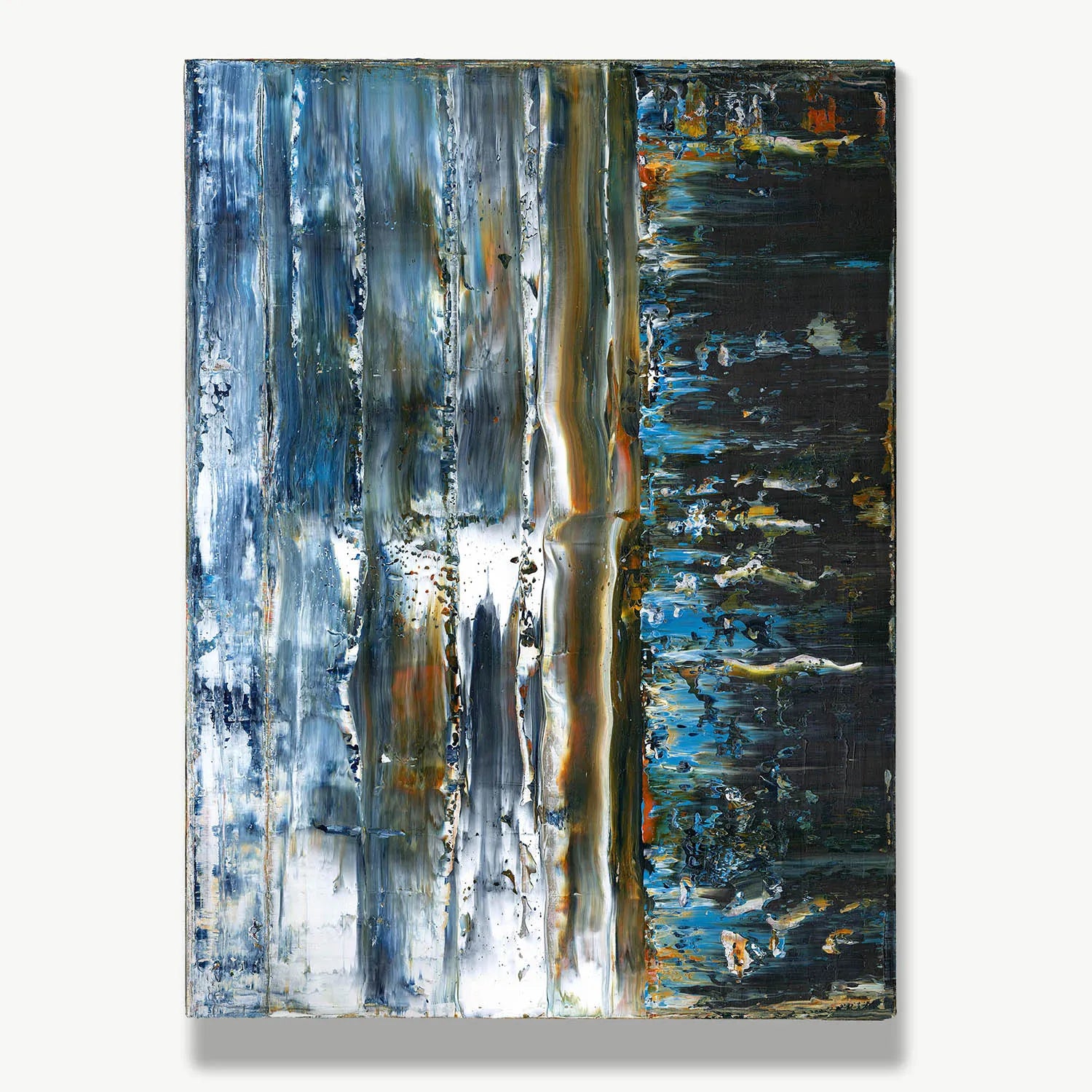 Shifting Perspectives -Red Unicorn Art - Original abstract impressionist painting with vibrant, bold colors and rich, thick textures. One-of-a-kind, hand-painted art crafted with love for over 15 years."