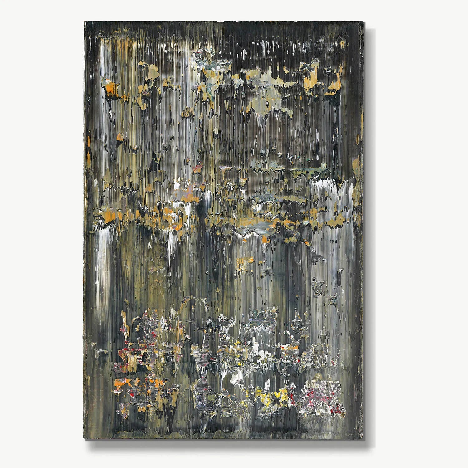 The Rebirth of Time -Red Unicorn Art - Original abstract impressionist painting with vibrant, bold colors and rich, thick textures. One-of-a-kind, hand-painted art crafted with love for over 15 years."