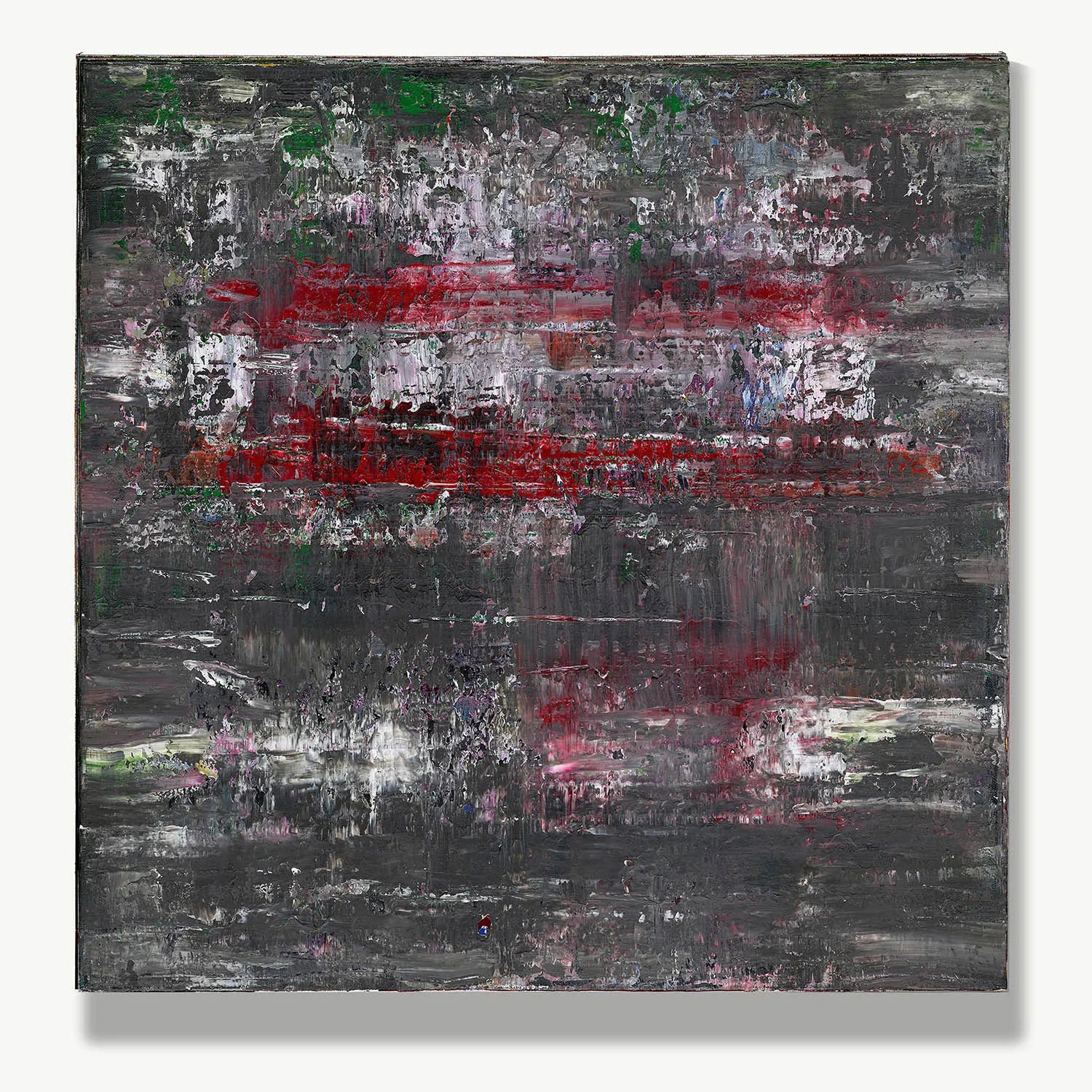 Crush on You -Red Unicorn Art - Original abstract impressionist painting with vibrant, bold colors and rich, thick textures. One-of-a-kind, hand-painted art crafted with love for over 15 years."