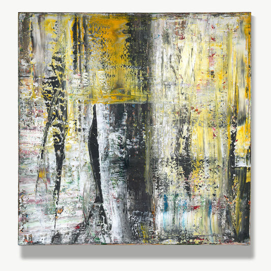 Dancing In The Moonlight -Red Unicorn Art - Original abstract impressionist painting with vibrant, bold colors and rich, thick textures. One-of-a-kind, hand-painted art crafted with love for over 15 years."