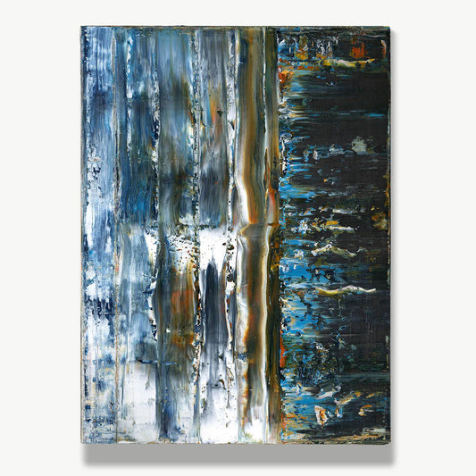 Shifting Perspectives -Red Unicorn Art - Original abstract impressionist painting with vibrant, bold colors and rich, thick textures. One-of-a-kind, hand-painted art crafted with love for over 15 years."