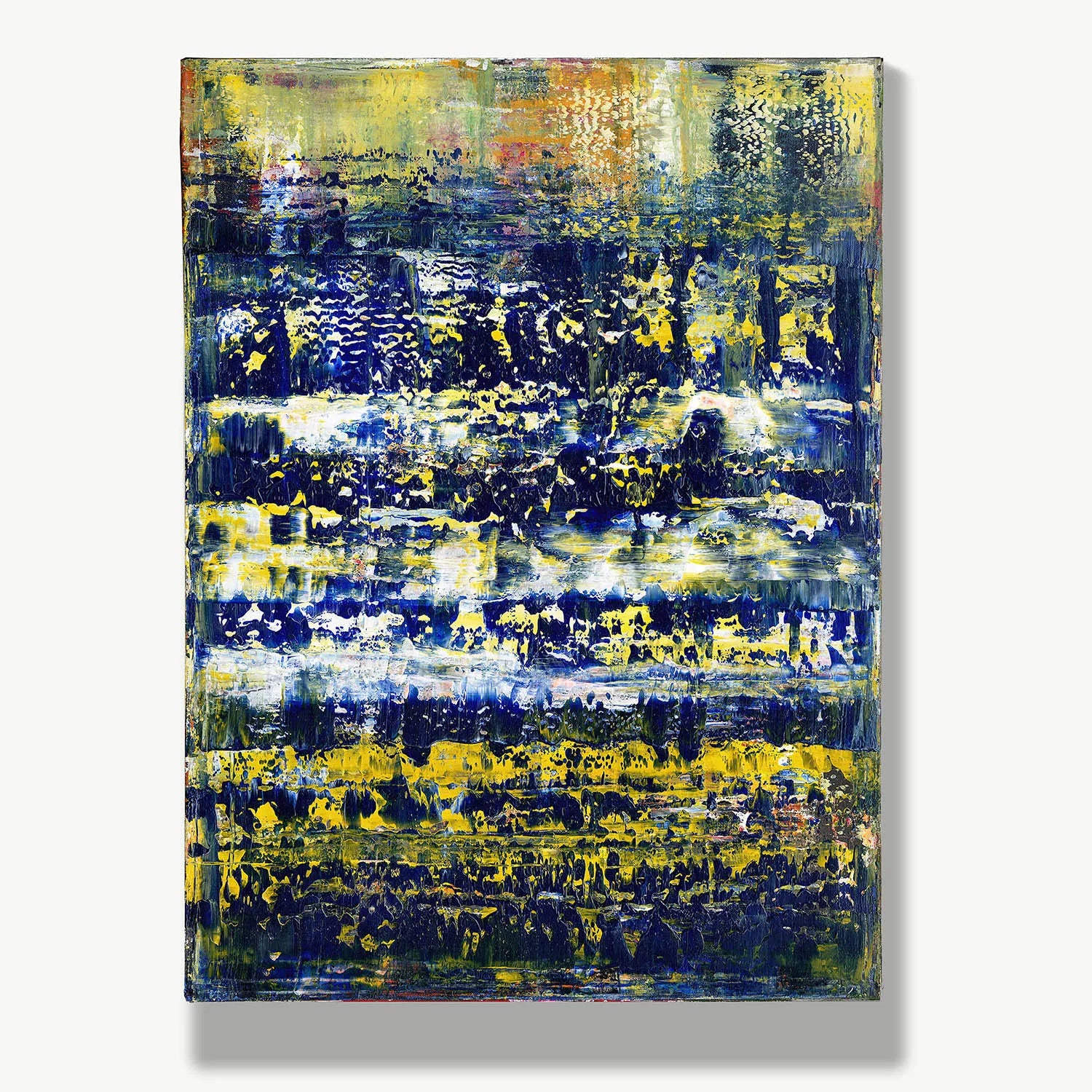 Whispers of the Ocean -Red Unicorn Art - Original abstract impressionist painting with vibrant, bold colors and rich, thick textures. One-of-a-kind, hand-painted art crafted with love for over 15 years."